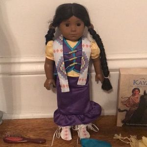 Kaya American girl doll w/  clothing, book set,etc